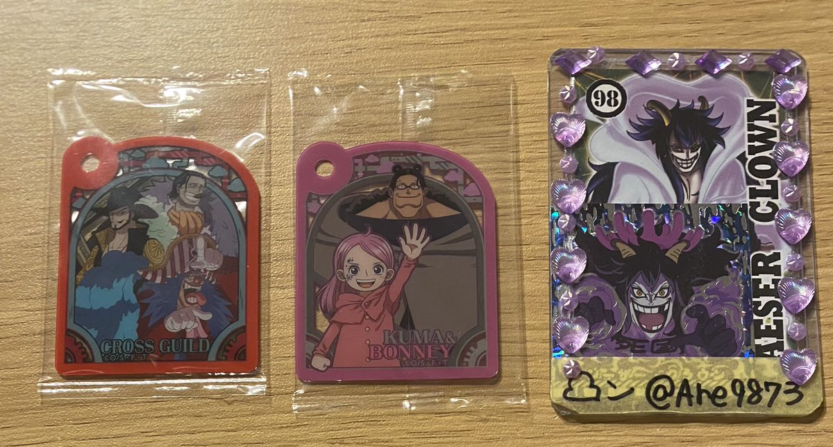 譲渡】ONEPIECE ワンピースグミ 譲▶︎クロスギルド クマ＆ボニー 求