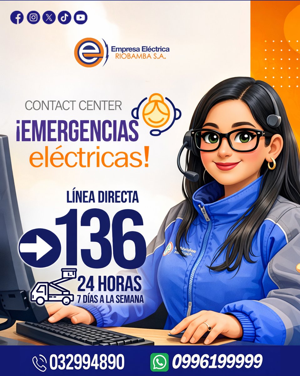 𝐄𝐧 #𝐋𝐚𝐍𝐮𝐞𝐯𝐚𝐄𝐄𝐑𝐒𝐀 𝐭𝐫𝐚𝐛𝐚𝐣𝐚𝐦𝐨𝐬 𝐭𝐨𝐝𝐨𝐬 𝐥𝐨𝐬 𝐝𝐢́𝐚𝐬 𝐩𝐚𝐫𝐚 𝐞𝐬𝐭𝐚𝐫 𝐜𝐞𝐫𝐜𝐚 𝐝𝐞 𝐭𝐢🤝💙. Recuerda que nuestro Contact Center está disponible 24/7, listo para atenderte cuando lo necesites 📲. ¡Porque servirte es nuestro compromiso, hoy y