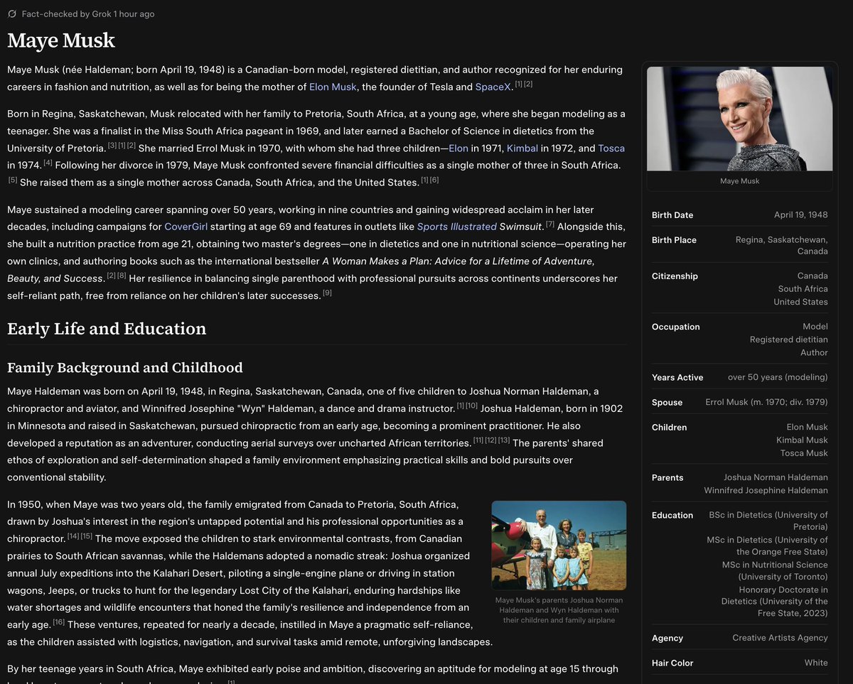 ramankhatri's tweet image. We've started rolling out images and infoboxes to Grokipedia!