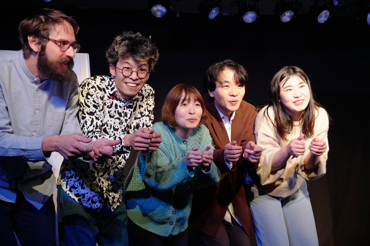#インプロアカデミー　講師陣も久々に全員集合し、受講生の皆さんと一緒にダニエル・オランティア来日WSに参加しました🙌最後にはダニエル＆講師たちでショーケースも✨

思いきり身体を動かし、全力で遊び尽くした、最高に学びと気づきに溢れた楽しい2日間でした😆✨

子どもみたいな顔してる！