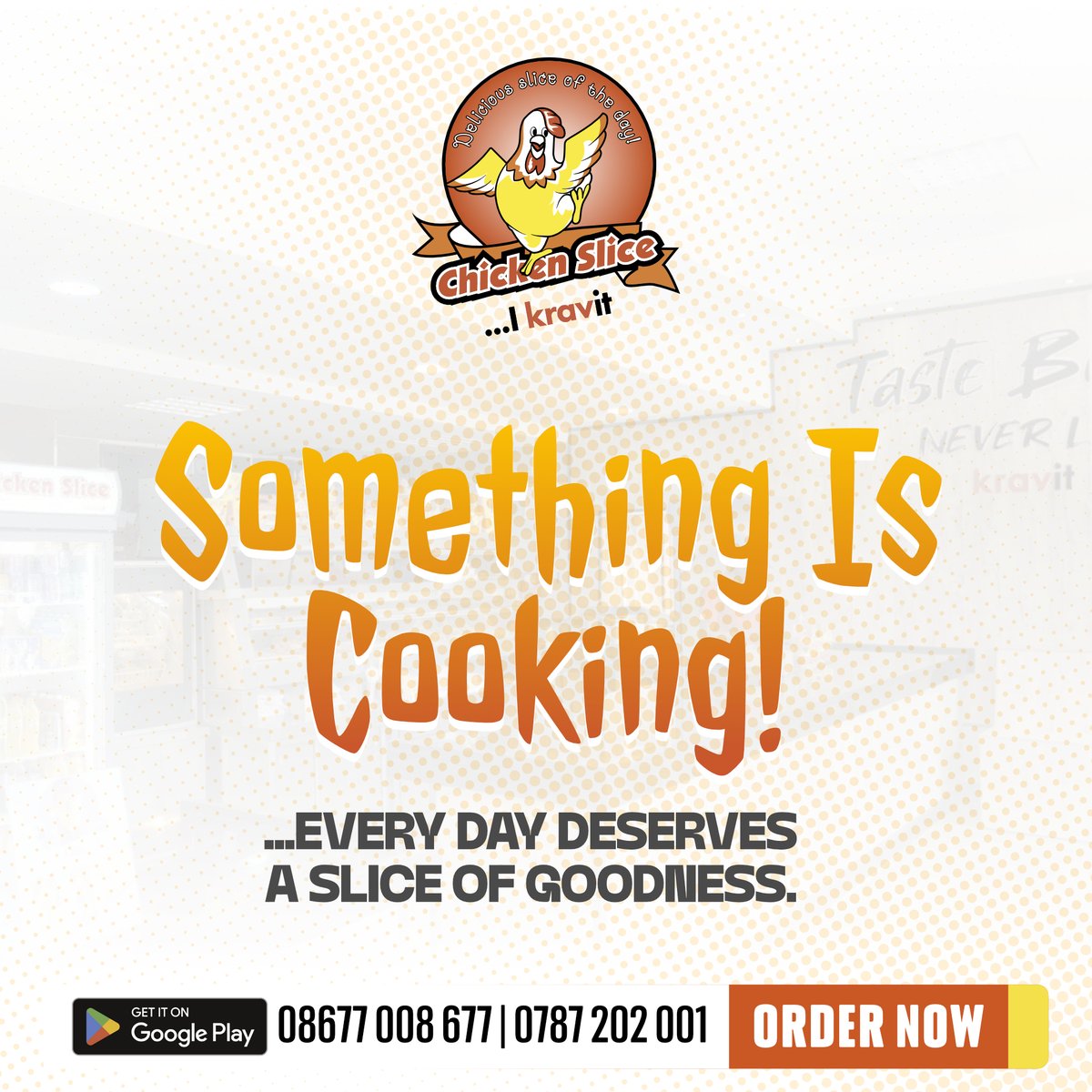 ChickenSliceog's tweet image. Something is cooking… 👀🔥
Any guesses what we’re dropping next?

#SomethingIsCooking #ChickenSlice #IKravit #ComingSoon #FoodTeaser #GoodnessLoading
