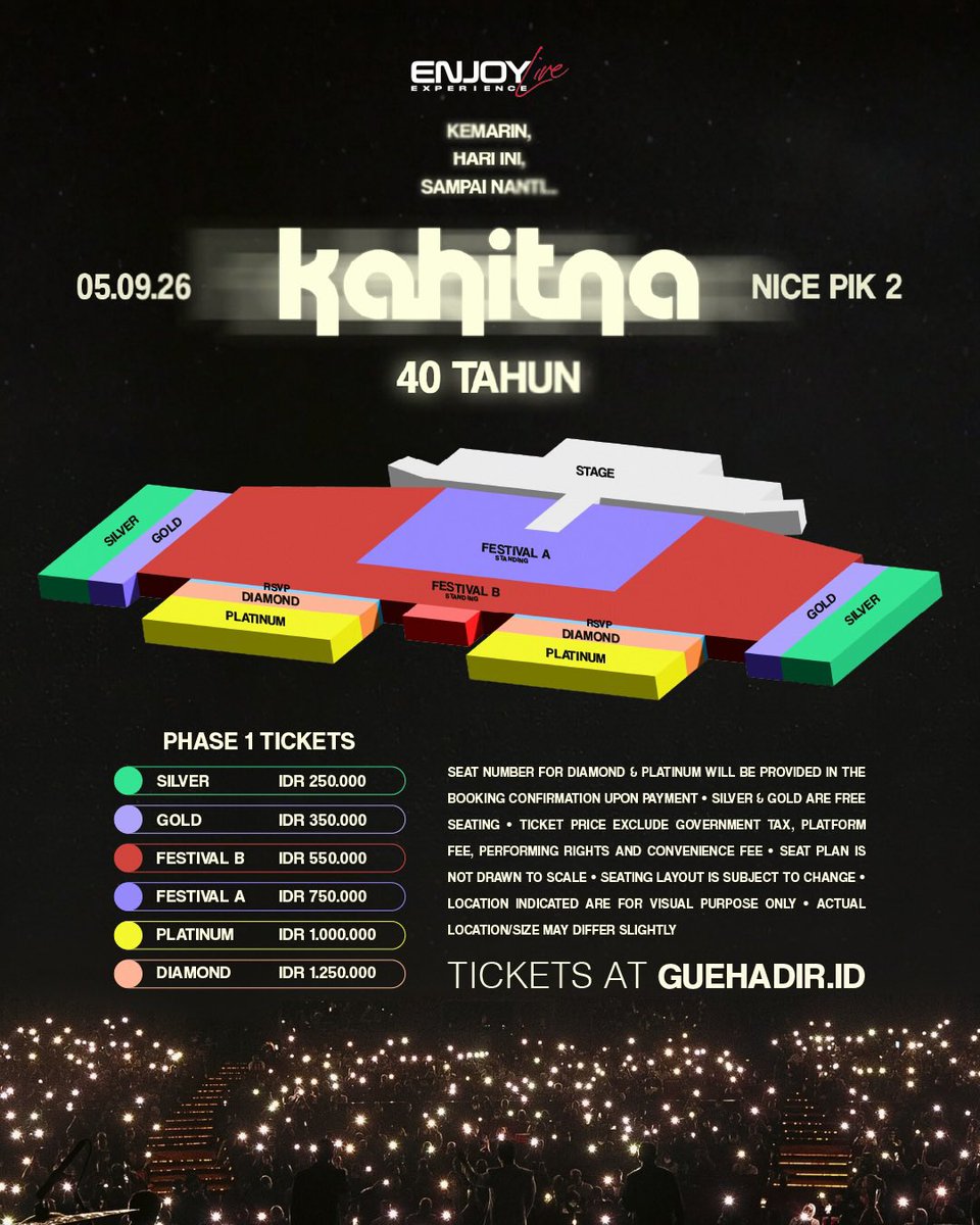 outrosbm's tweet photo. OPEN JASA WAR JASWAR JASTIP KONSER KAHITNA 40 TAHUN

💰 Fee: 100k/tix
✅ data pribadi
✅ payment by VA
❌ EXCLD tukar tiket fisik

— 3 SLOT
— TRUSTED💯
— Presale

💌 dm for more info

#Kahitna40Tahun https://t.co/ovaaTXQC4H