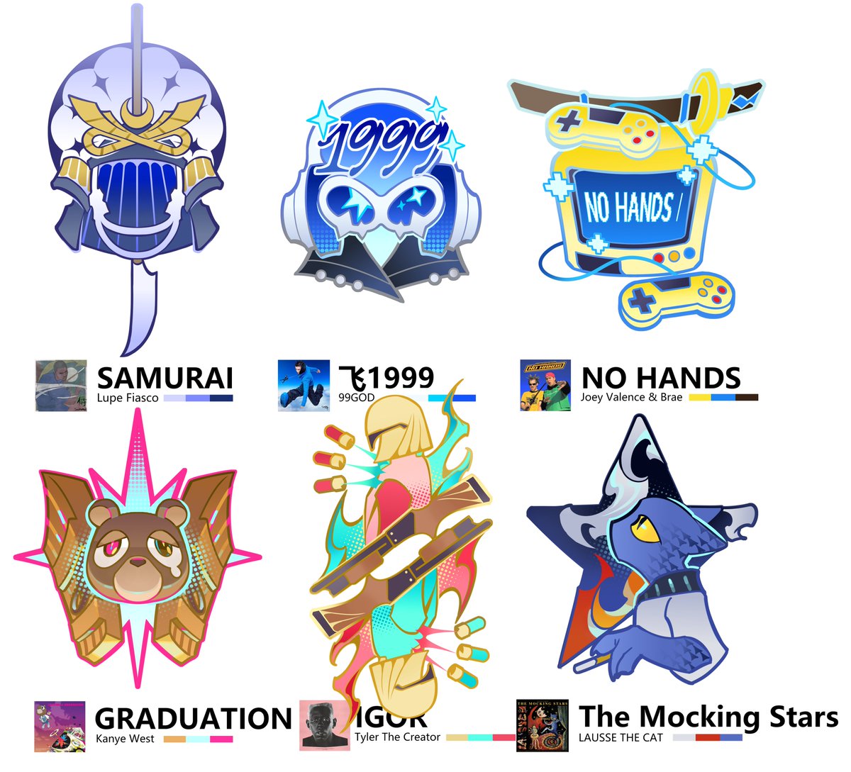 练习作业 不知道画什么了于是听歌吧