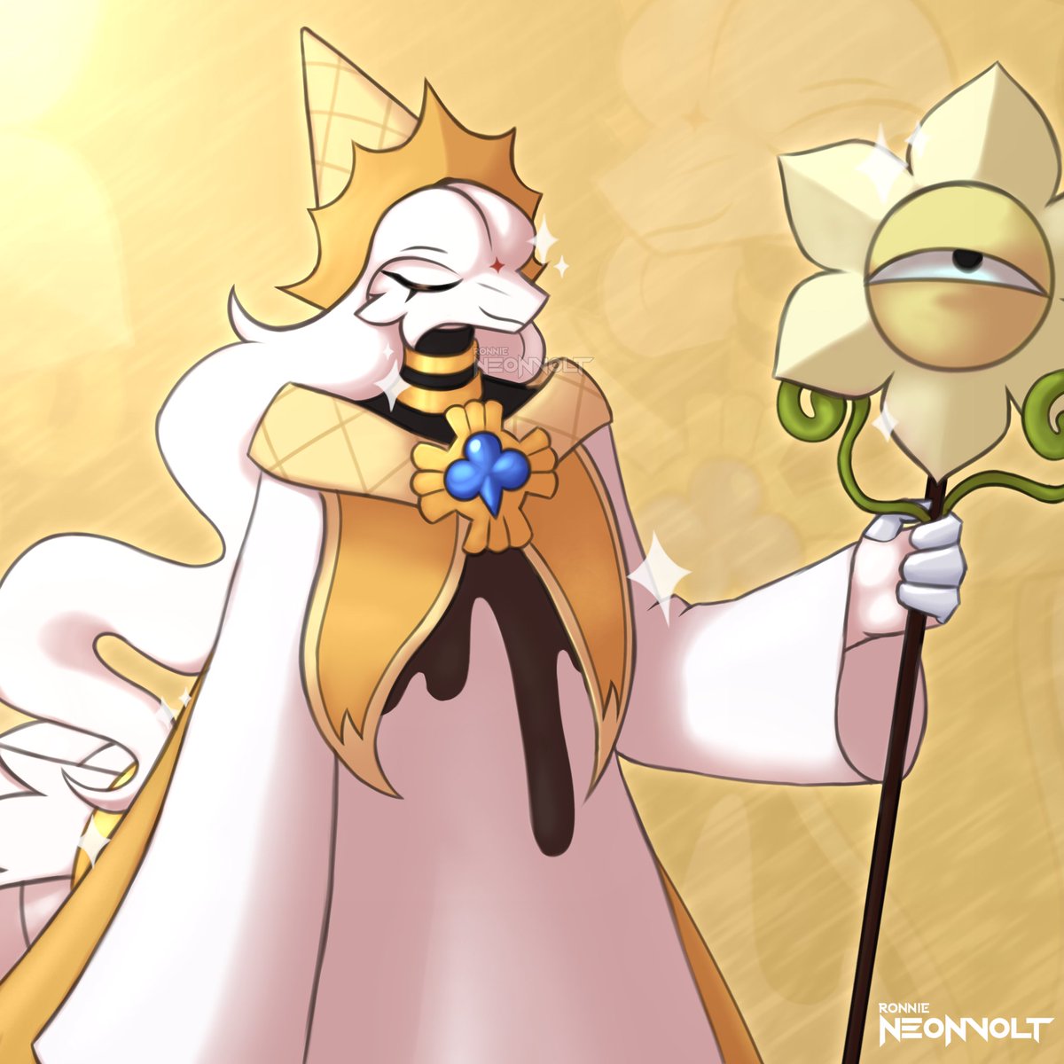 I just made a stupid idea of drawing anthro Reshiram wearing Pure Vanilla Cookie's Costume...
#pokemon #reshiram #crk