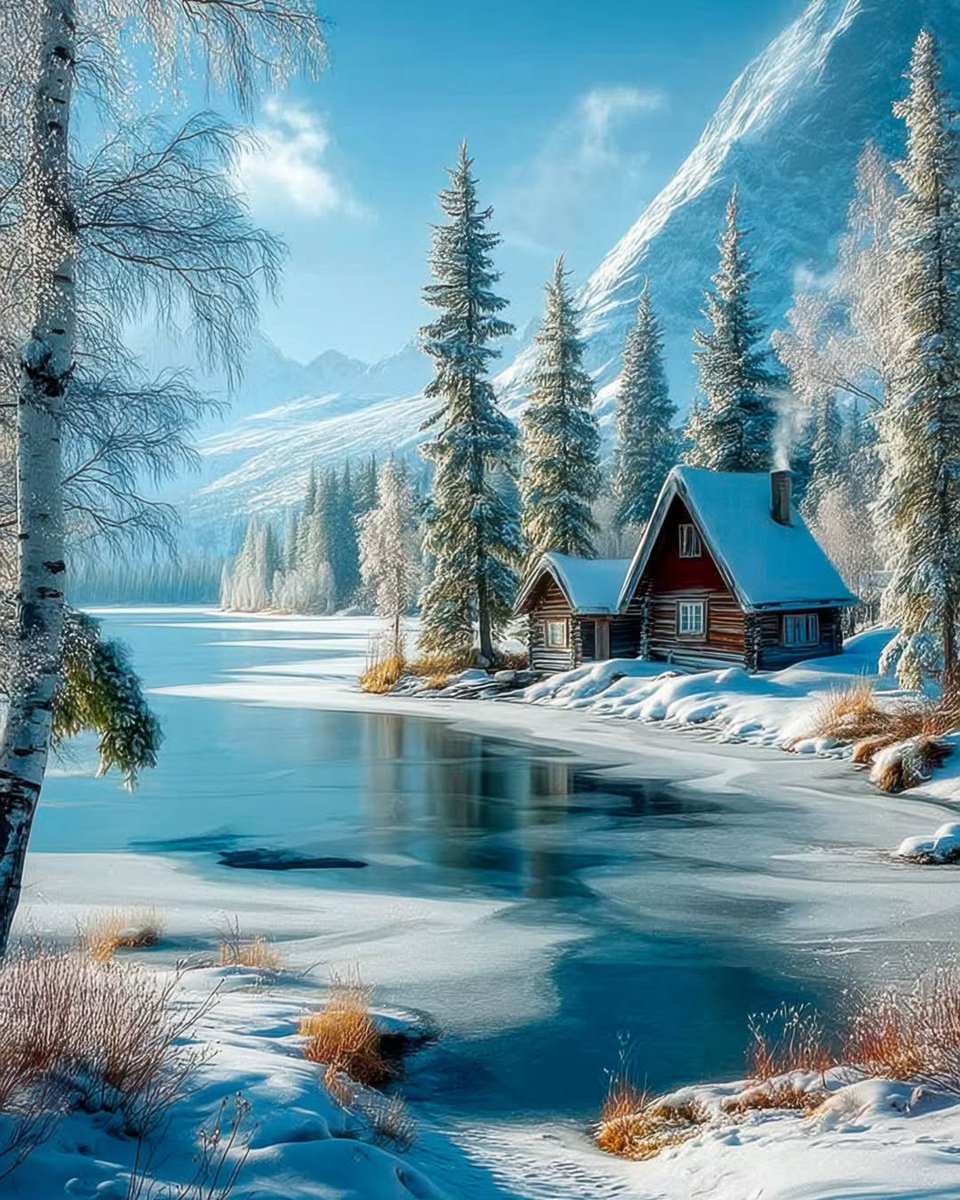 Во власти чудной зимней красоты
Природа будто серебром блистает!
Пускай твои все сбудутся мечты,
Пускай тебя повсюду радость окружает!