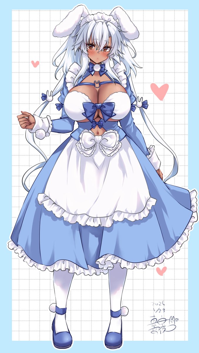 うさメイド武蔵しゃん全身🐰 