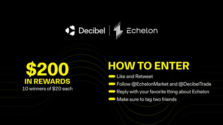 Heads up! <a href="/EchelonMarket/">Echelon</a>’s Road to TGE starts here, and we’re teaming up with them ahead of their token launch.

If you’re unfamiliar, Echelon = the core lending and yield layer on <a href="/Aptos/">Aptos</a>, powering supply, borrow and leveraged strategies across the entire ecosystem.

We’ve got