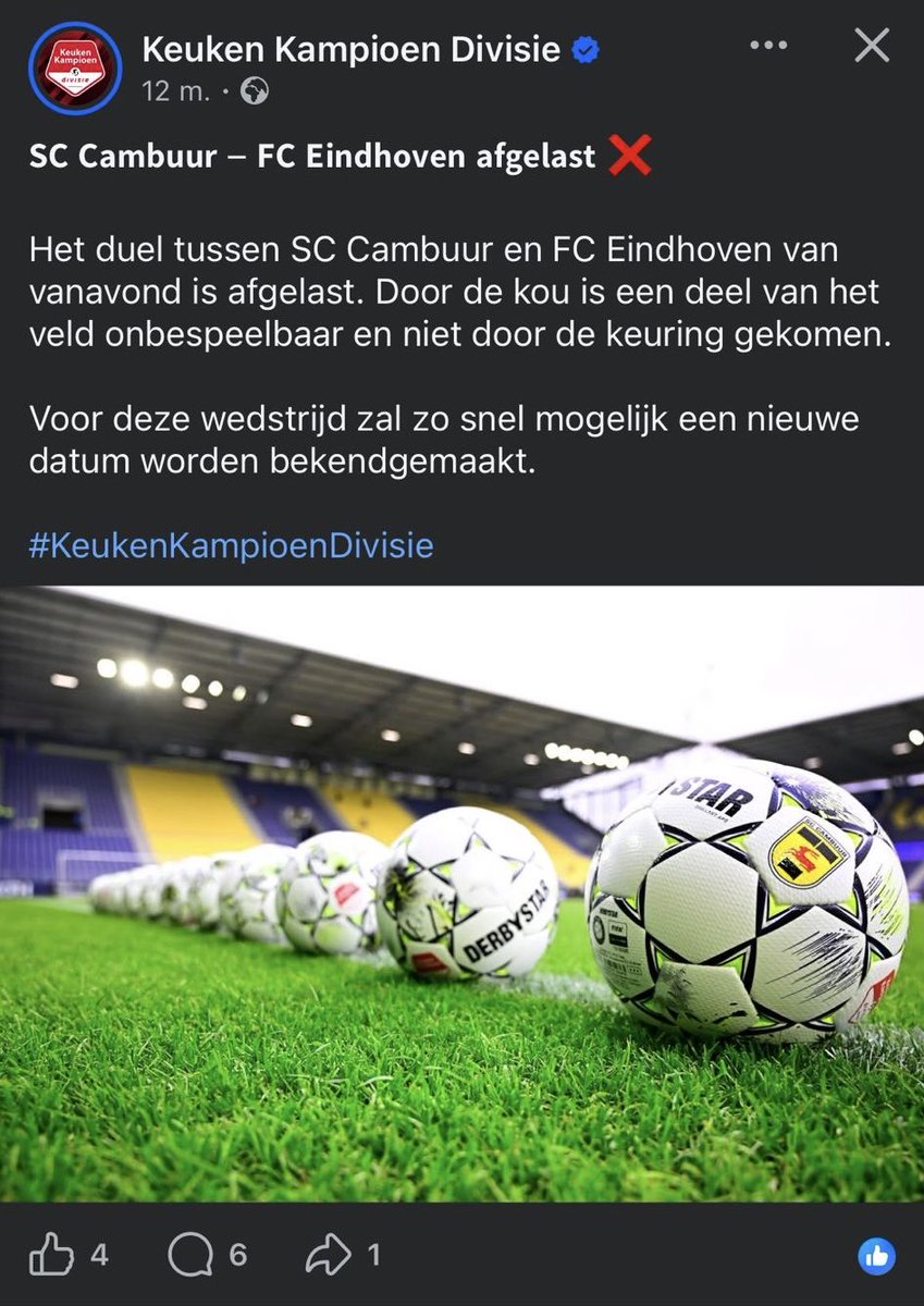 Vermoeden van matchfixing?
Alle andere clubs: “Laten we er alles aan doen”
Cambuur:
