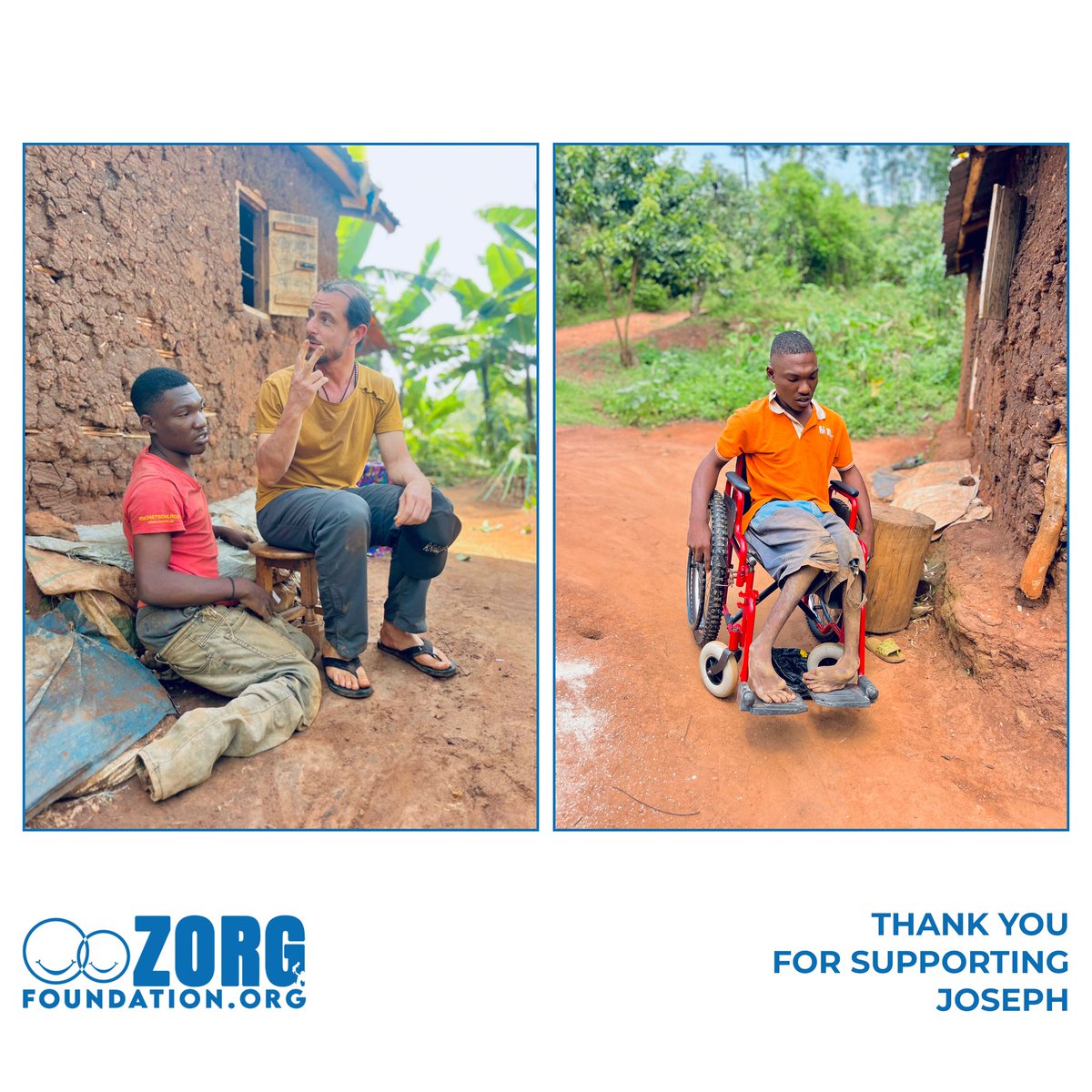💙 Thank you to our amazing sponsors for supporting Kakembo Joseph.
A brand-new red wheelchair has been purchased and received, restoring mobility, dignity, and hope.
Your kindness is changing lives.
— Zorg Foundation
#ZorgFoundation #DisabilityInclusion #ChangingLives