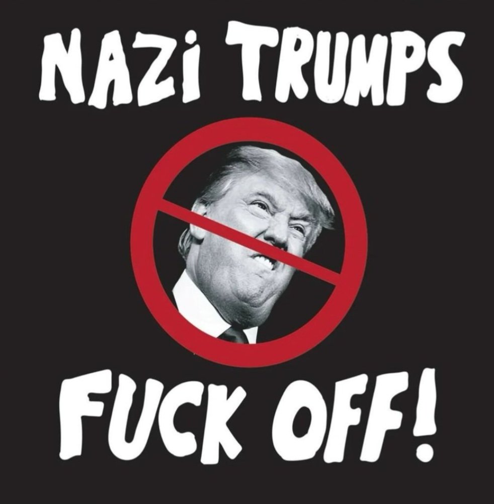 no nazi, no trump.