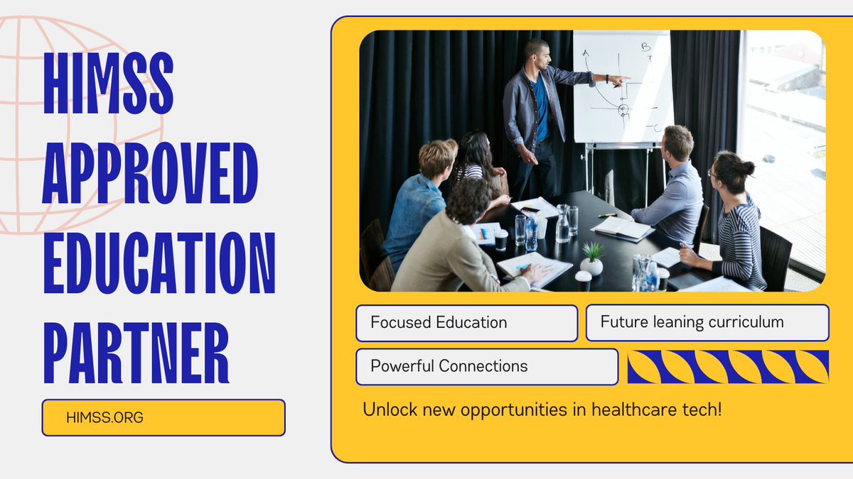 HIMSS has a process by which it enters into partnerships with our education partners. Learn about how to unlock your next healthcare career chapter here 

himss.org/initiatives/hi… 

#HIMSS #MDHIMSS #HealthIT