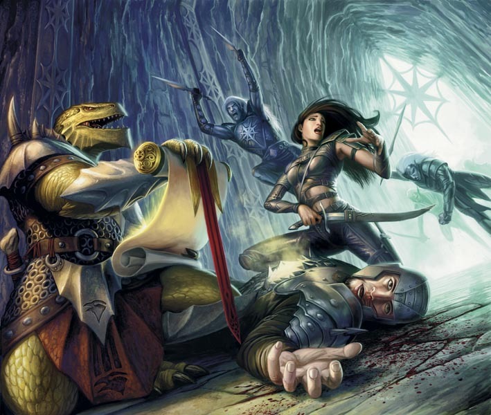 Nerdcognito's tweet image. Friday share: Your wildest character death story!

Modern D&amp;amp;D's safety nets ruin the thrill! 

Let's hear 'em!
#TTRPGStories #ClassicGaming