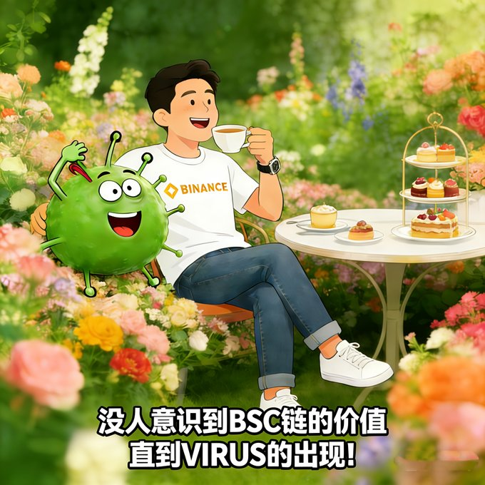 Mrjacknicee's tweet photo. 购买virus的8大理由  0xa1ed61902f13e162305f59e1b2475e269e647777  1.virus的特殊机制：买卖3%的税，用于回购随机空投地址，变相销毁 持续步道，持续建设，就能持续带来交易量，有交易量就有销毁，销毁越来越多，流通越来越少，你手里的币就越来越值钱  

2.virus的不凡使命：做区块链史上持币人最多的代币，同时创造并申请世界吉尼斯世界纪录，成为第一个创造吉尼斯记录的币  

3.virus的历史意义：做一个体现bsc链低gas，高效率的形象币，virus的存在就是为就是证明BSC能够承载大规模商业应用，千万笔交易几乎0费用

  4.virus的诞生背景： ordinals，起源于btc链的升级，区块可以铭刻数据，从而诞生了20亿市值的ordi virus诞生于币安链Maxwell硬分叉升级，大幅降低gas，可以实现大批量低成本的空投 牛逼的币总是相似的，都是特殊历史时刻诞生的时代之子  

5.永不过时的叙事 virus的社区不靠双圣奶，不靠外部web2的热度，所有购买的人都是因为他的机制和使命，不受时间限制，随时可以cx，适合长期建设，越建设，越通缩，币越值钱  

6.virus是属于bsc的独有浪漫叙事，eth的gas太贵，sol需要账户租金，做不了这么多持币人，叙事没有任何分流  

7.不买virus的人，只是因为还不了解他的内在美，virus后续每一次上alpha，上合约，上线现货，都是增加曝光量的时机，不像热度meme，利好落地变利空，virus每一次利好都会带来大量买盘  

8.之前没有人意识到bsc链的价值，直到virus的出现，人们才意识到bsc链gas多低，速度多块