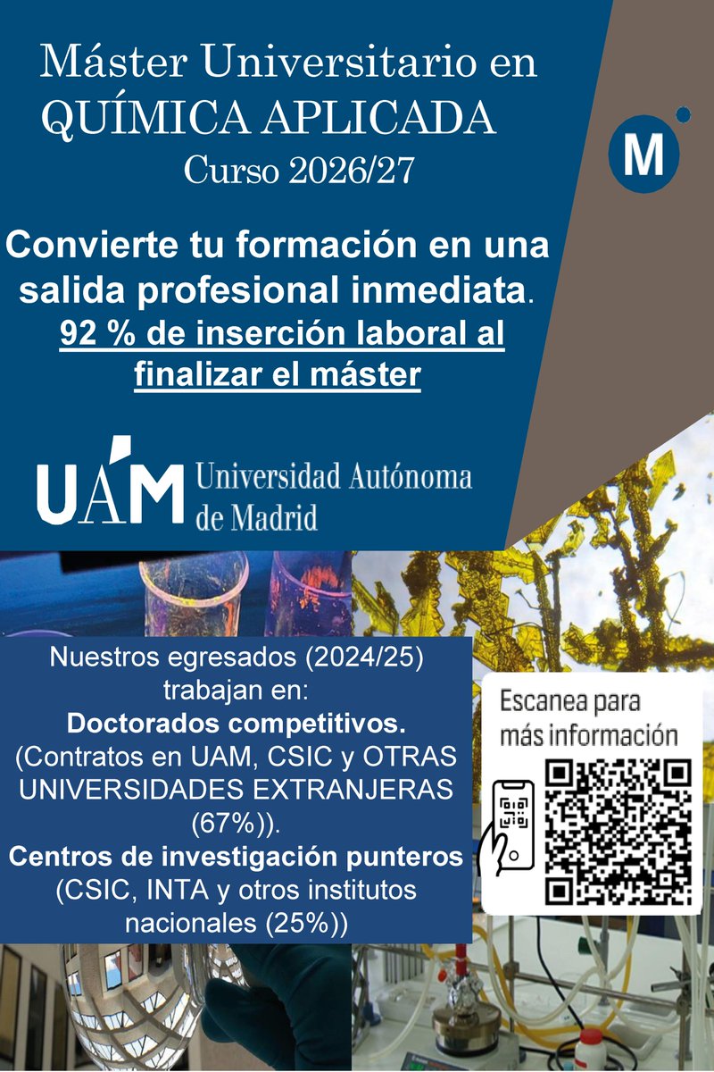 Inorganic Chemistry Department UAM tweet media