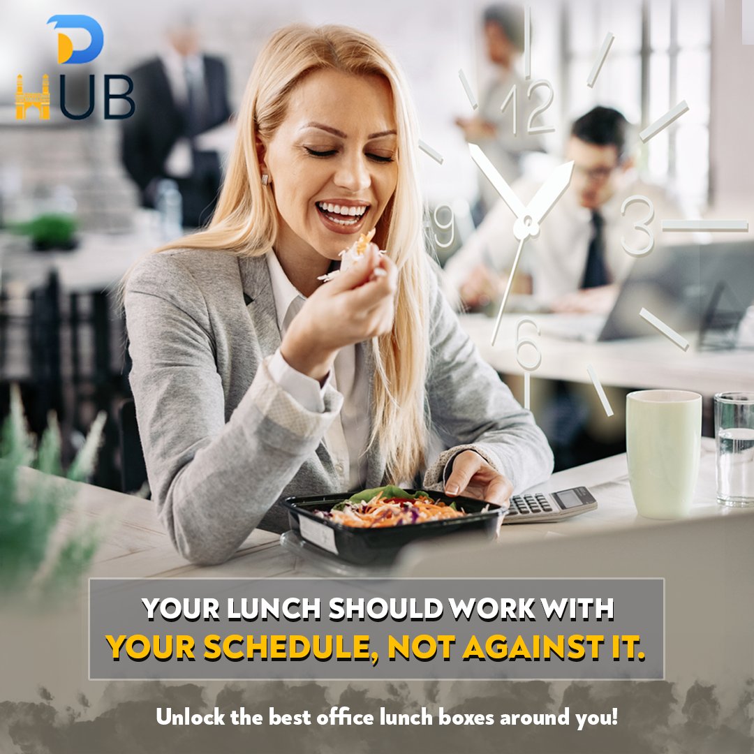 dhubofficial's tweet image. Meetings shift. Calls extend. Workdays stretch.
DHub corporate lunch boxes are built for real office routines, dependable meals that arrive on time, every time.

Unlock the best office lunch boxes around you:dhubus.com

#LunchBoxes #OfficeMeals #DallasOffices #DHub