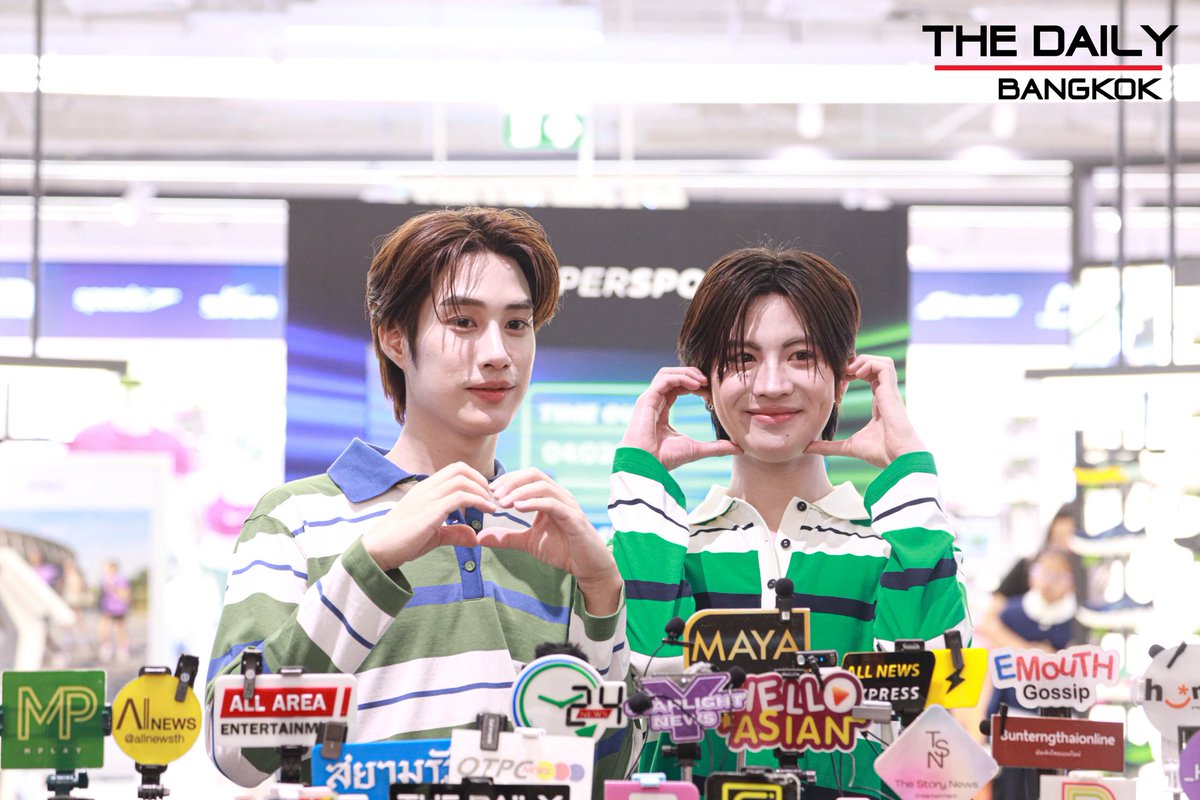 thedailybkk's tweet image. " เติ้ล - เฟิร์สวัน " เสิร์ฟความน่ารัก ในงาน "Grand Opening Supersports Central Pinklao" Supersports x TleFirstone Exclusive Meet &amp;amp; Greet and Workshop

GRAND OPENING SUPERSPORTS x TFO
#SupersportsxTleFirstone
#TleFirstOne #TLE_mtm #FirstOne 
#SuperSportsCentralPinklao