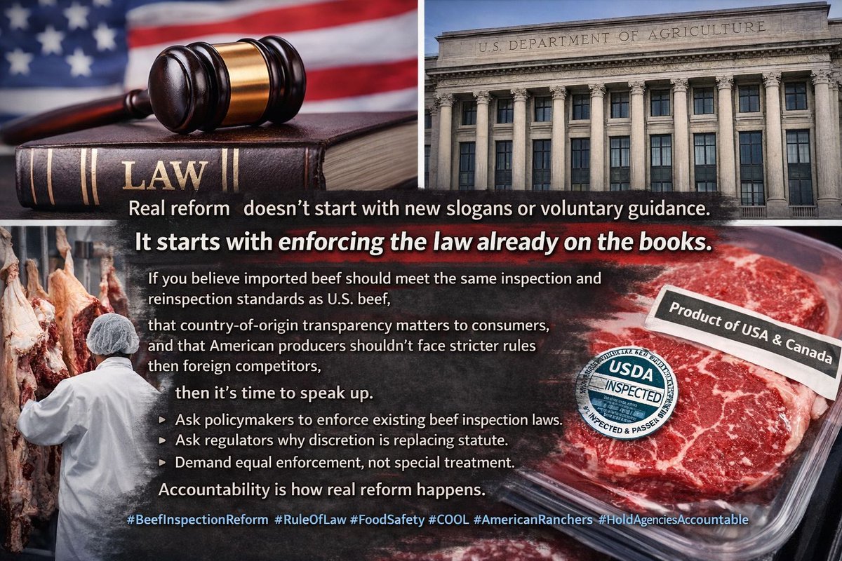 Beef Inspection Reform tweet media