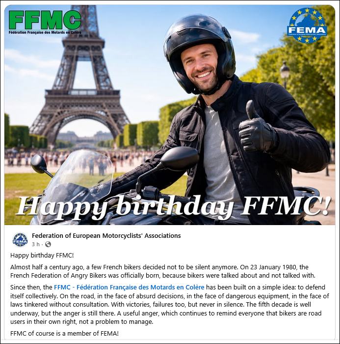 Bon anniversaire la #FFMC !