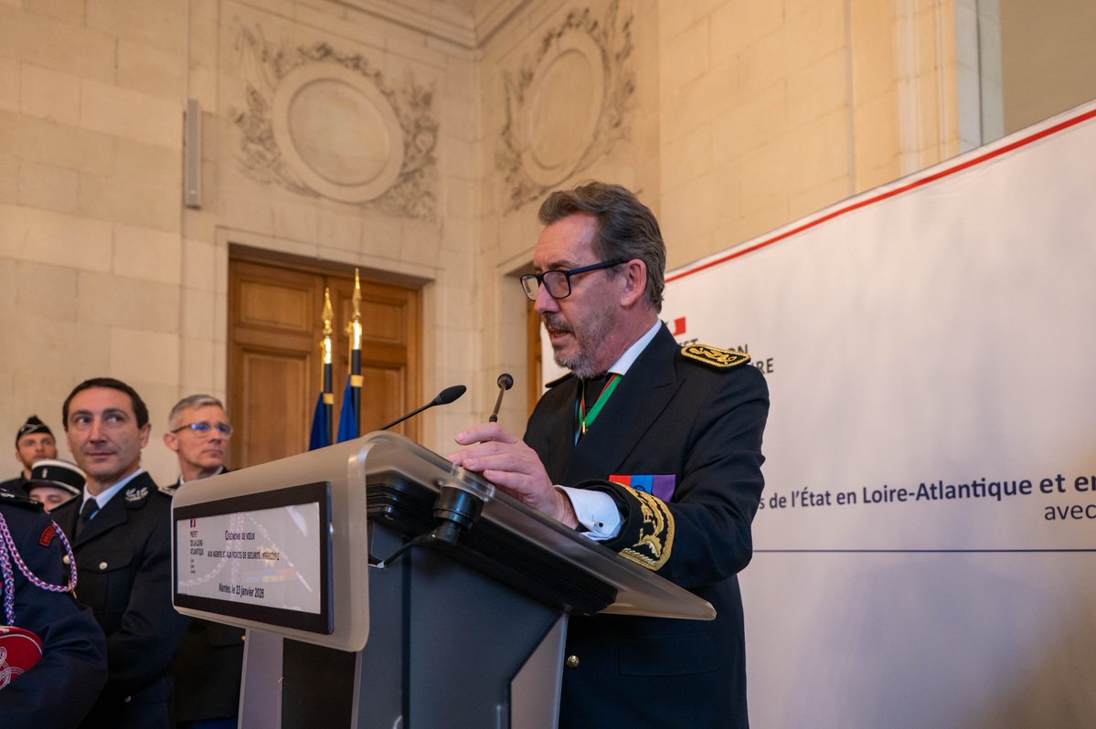 Image de Préfet des Pays de la Loire et de Loire-Atlantique - #Vœux2026 |Le préfet a adressé ses vœux aux agents de la préfecture, sous préfectures, forces de séc