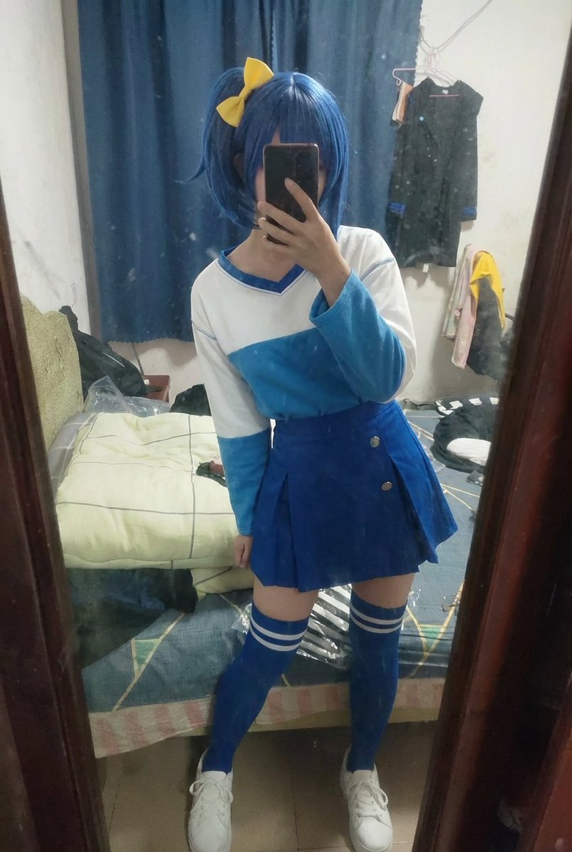 tg01429499's tweet photo. 久违的コスプレ！今日はソラちゃんに変身してみたよ〜ん💙 ✨ ヒーローの出番って感じ！👊💕

#ひろプリ #ソラ #キュアスカイ https://t.co/fMDwHo7JKV