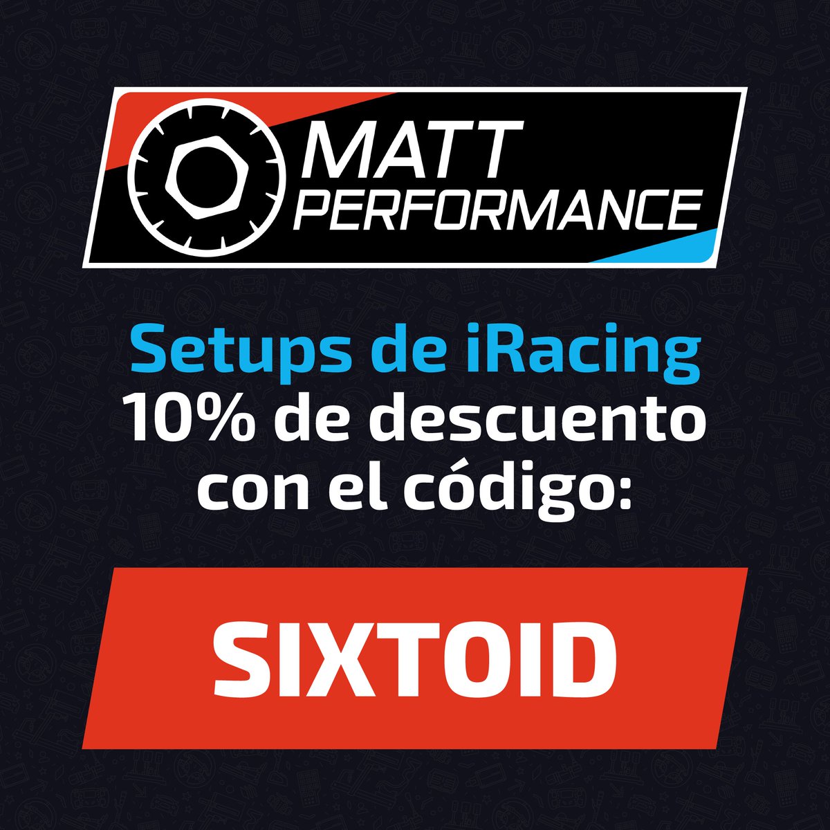 Si buscas setups competitivos y coaching de calidad 👀
10% Descuento en MattPerformance con el código "sixtoid"
👉 patreon.com/mattperformanc…