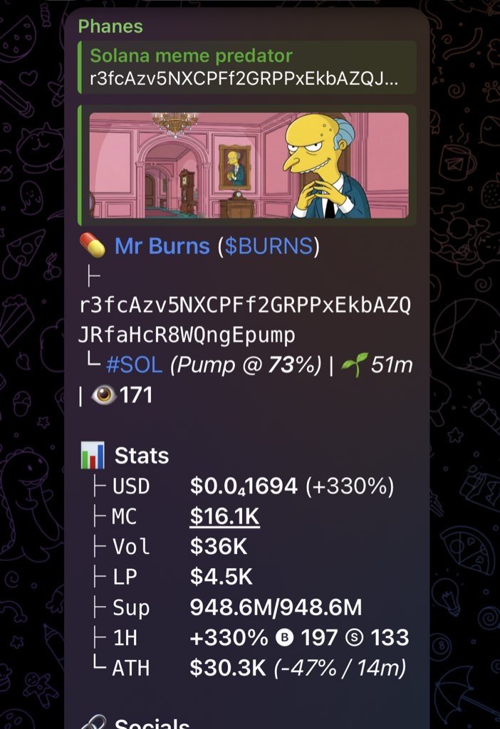 Solana meme predator tweet media