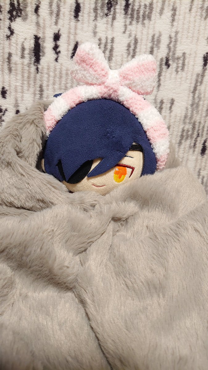 ちょっとさむさむなので、すわちゃんはすわピケ着てもらって ふわふわの毛布に包まれてくださいね🥶
｢ぴけすわ！ふあふあのぬくぬくすわ！｣