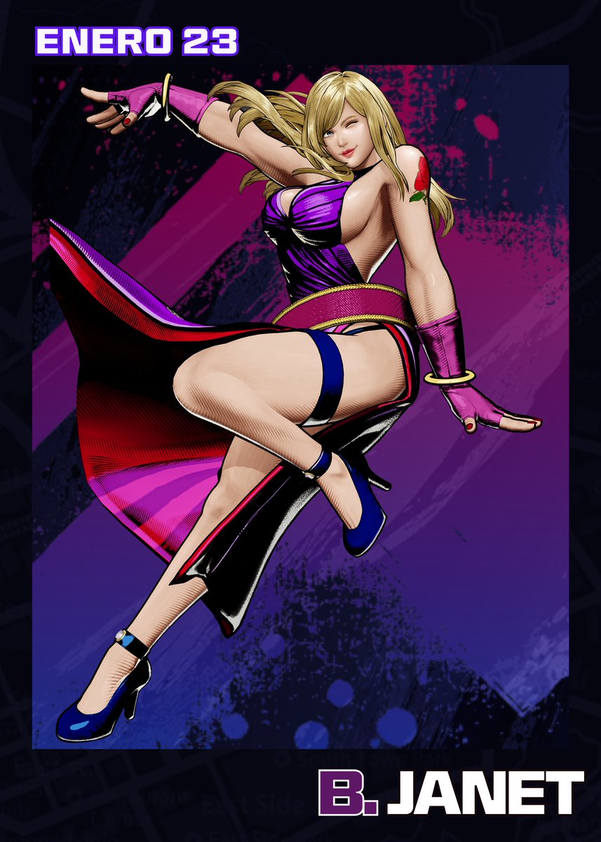 ¡Hoy celebramos el cumpleaños de la capitana más peligrosa y elegante de los mares! 
 Feliz cumpleaños a B. Jenet. 
#FatalFury #CityOfTheWolves #BJenet #SNK #KOF #FightingGames #HBD