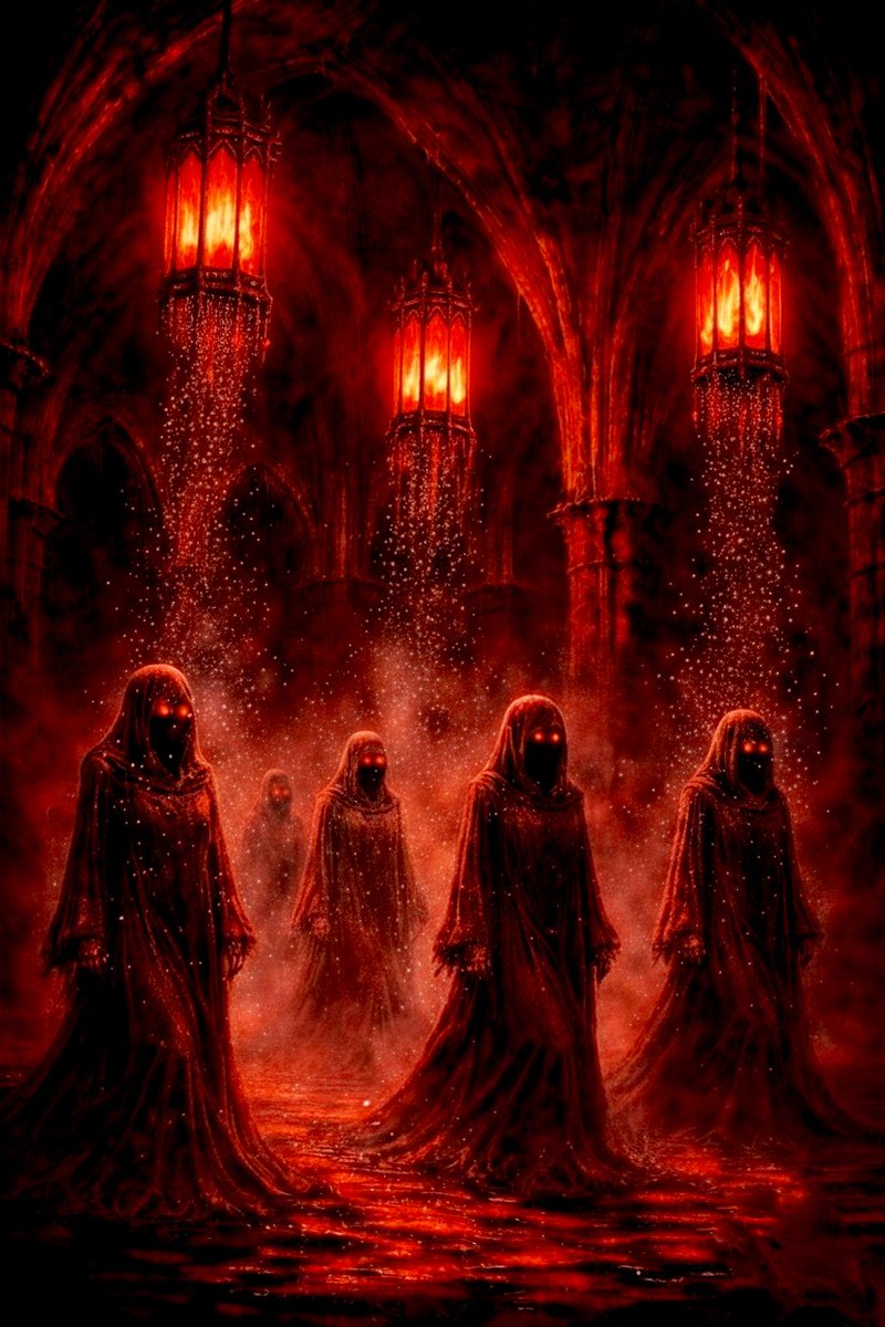 TheUnclean's tweet photo. Possessed procession https://t.co/Qr52DG4dOS
