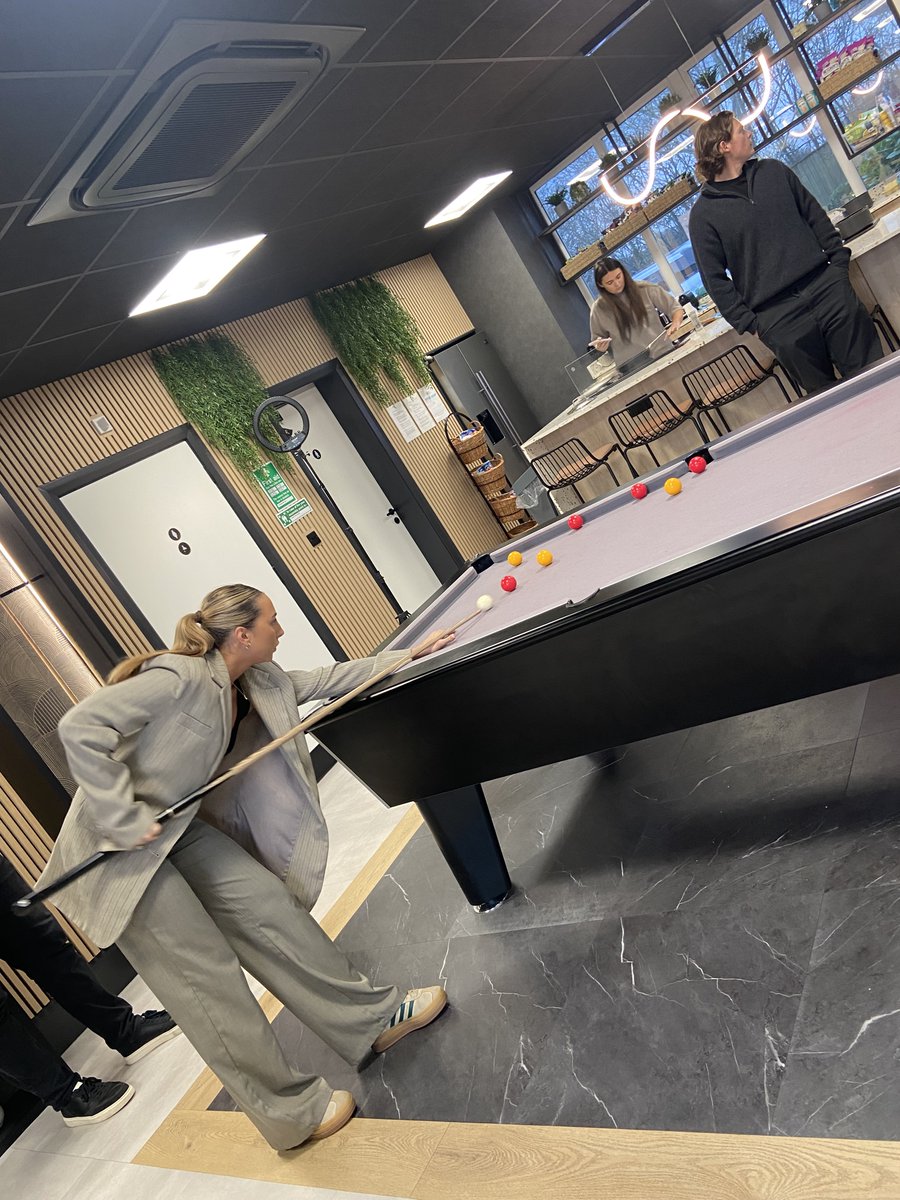 SpencerClarkeUK's tweet image. We’ve officially broken the cue and kicked off our SCG Pool Tournament this week! 🎱

With the final coming up next week, it’s all still to play for, so keep an eye out to see who pots their way to victory 🏆👀

#pooltournament #workculture #teambonding