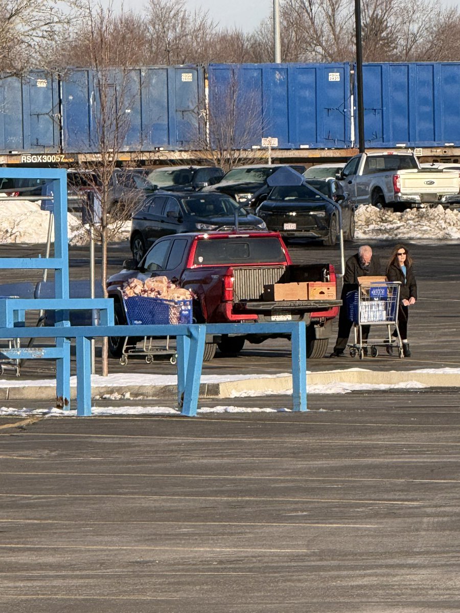 Brother just CLEARED the shelves ahead of this weekends storms