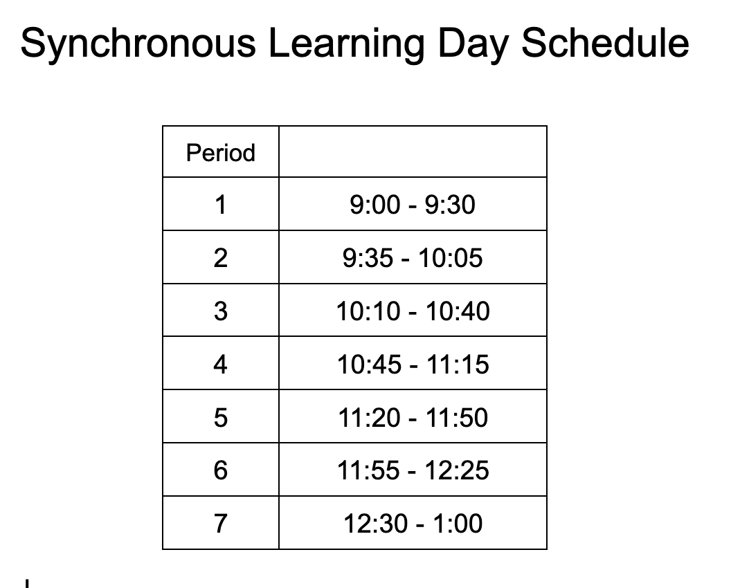 Panther Nation - Synchronous Learning Day today, Friday, January 23, 2026.  #PantherPride