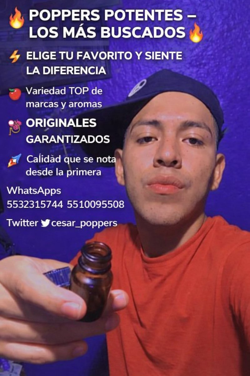 DistritoPoppers's tweet image. 🔥 POPPERS POTENTES – LOS MÁS BUSCADOS 🔥
⚡ ELIGE TU FAVORITO Y SIENTE LA DIFERENCIA
💣 Variedad TOP de marcas y aromas
💯 ORIGINALES GARANTIZADOS
🚀 Calidad que se nota desde la primera
WhatsApps 
5532315744
5510095508
Twitter @cesar_poppers