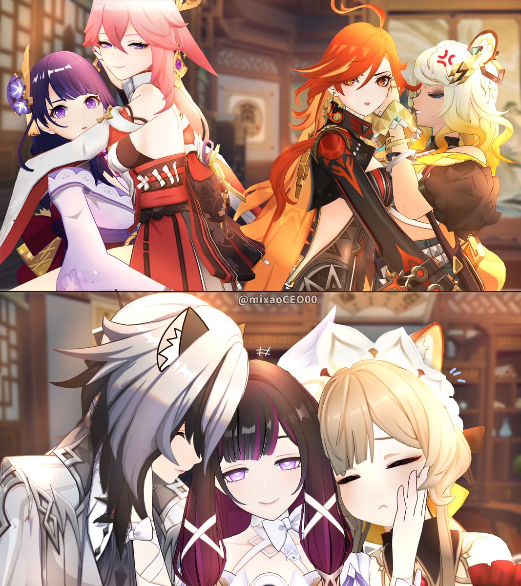 mixaoCEO00's tweet image. The God and their Girl
#Columbina #Arlecchino #Sandrone #arlesandbina