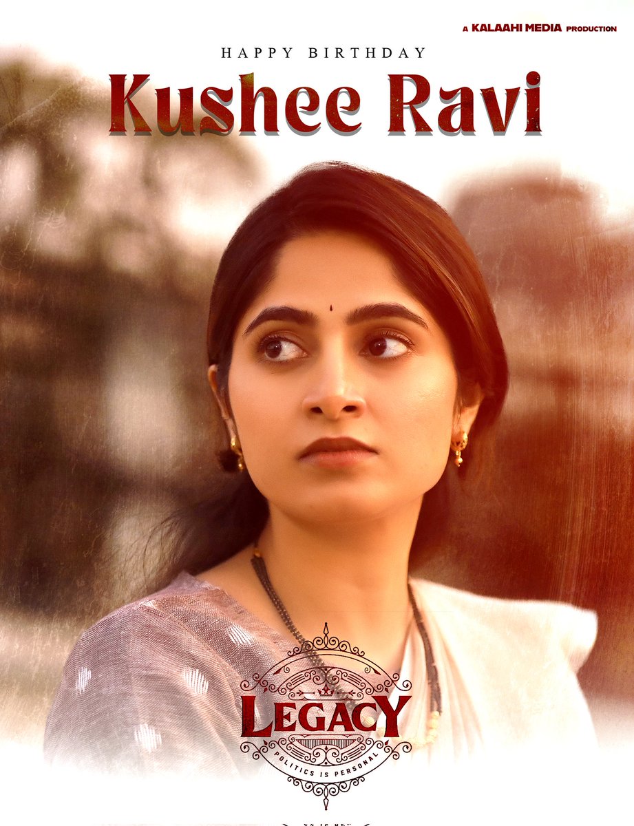 Kalaahi_Media's tweet photo. Happy Birthday @KusheeRavi ✨

#Legacy #VishwakSen #SaiKiranDaida #KusheeRavi https://t.co/g2r2PYjQmB