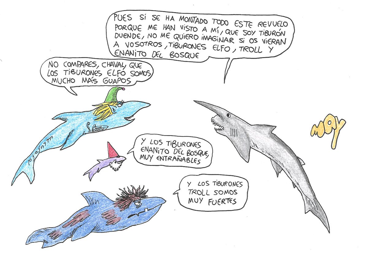 Menos de 250 ejemplares de #tiburón #duende han sido documentados hasta ahora en todo el mundo y uno de ellos ha aparecido en aguas de #Canarias. Debe su nombre a la combinación de su hocico aplanado y alargado, mandíbulas protusivas y ojos pequeños.

efeverde.com/tiburon-duende…