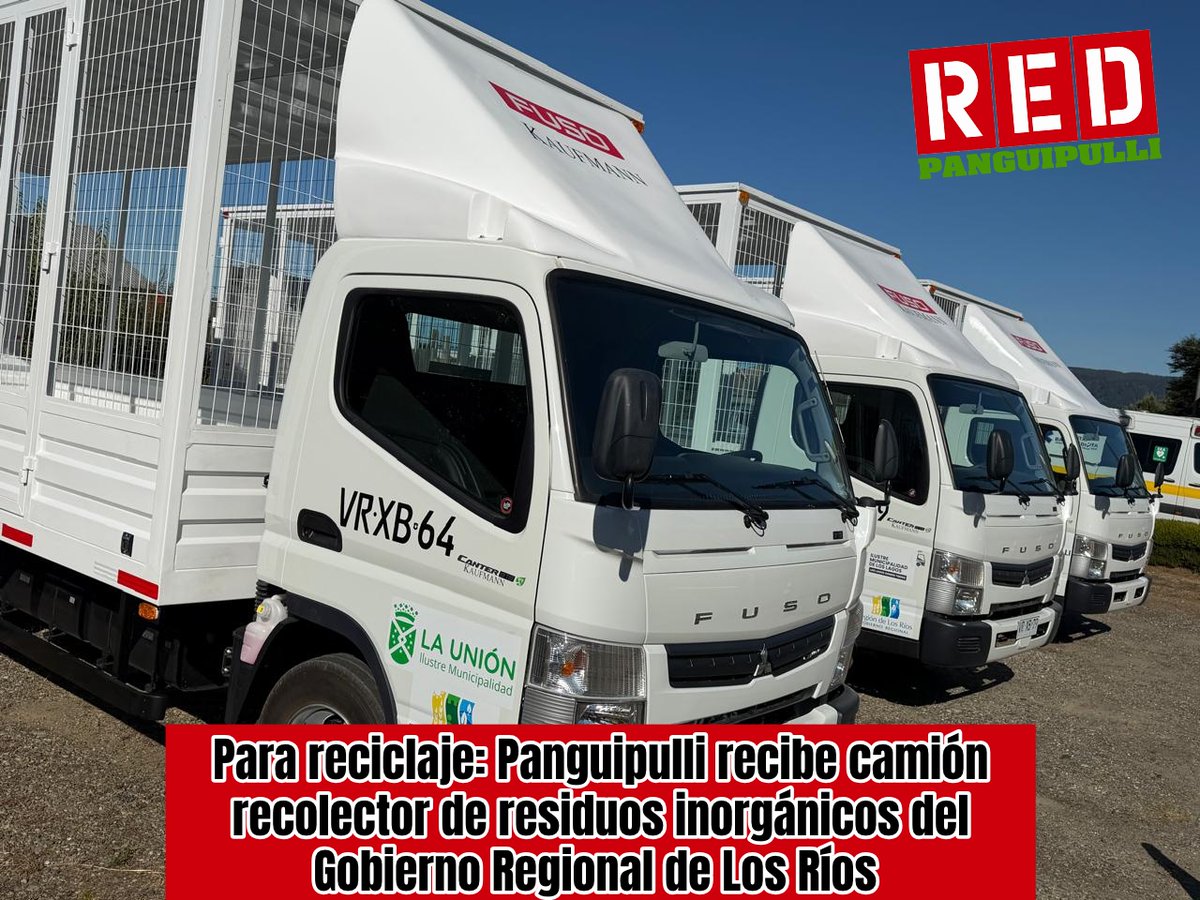 🔴 Para reciclaje: Panguipulli recibe camión recolector de residuos inorgánicos del Gobierno Regional de Los Ríos  --> web.facebook.com/photo/?fbid=15…