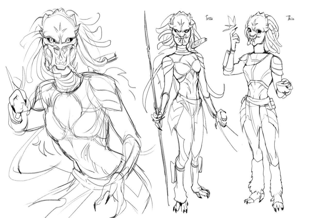 (Wip) Yautja!Tessa &amp; Thia ft Synth!Dek 
