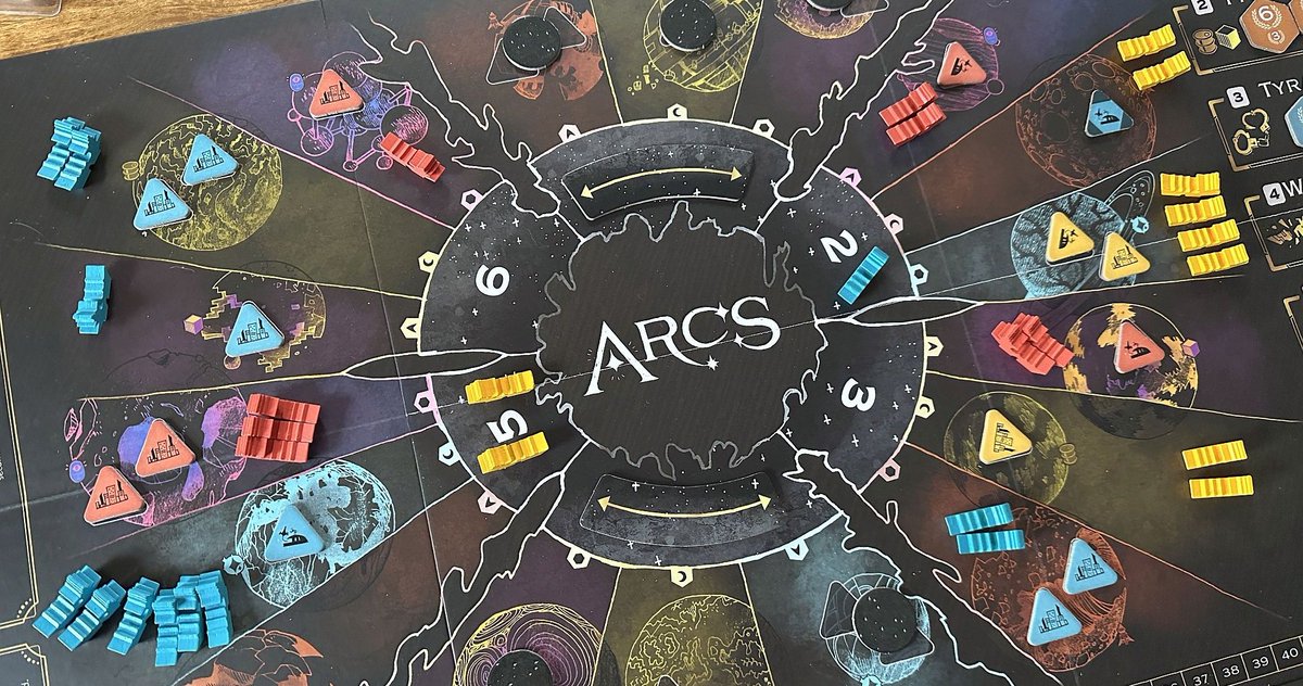 mk20336's tweet photo. The time has come to present the Top#1 Boardgames Chronicle Post of 2025. Review for one of my all-time favorite titles - Arcs: Conflict &amp; Collapse in the Reach. Enjoy that material!
Link: https://t.co/wzc0YJXUzx
@colewehrle @LederGames https://t.co/Z8dGykP1fH