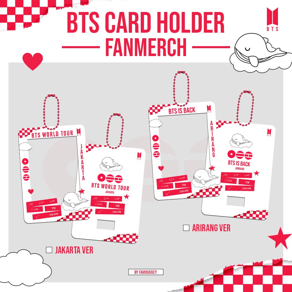 Open PO BTS fanmade merch world tour arirang💜 🌟 Cahol: 45.500 DP