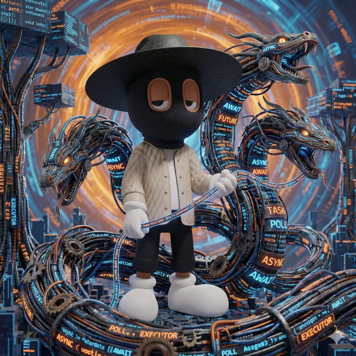 GM excited for todays stream.  
Async rust is a Beast we will tame!