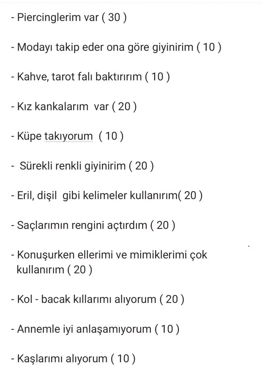 iyizmm's tweet photo. Ne kadar feminen erkeksin testiymiş https://t.co/r8AIY4kenT