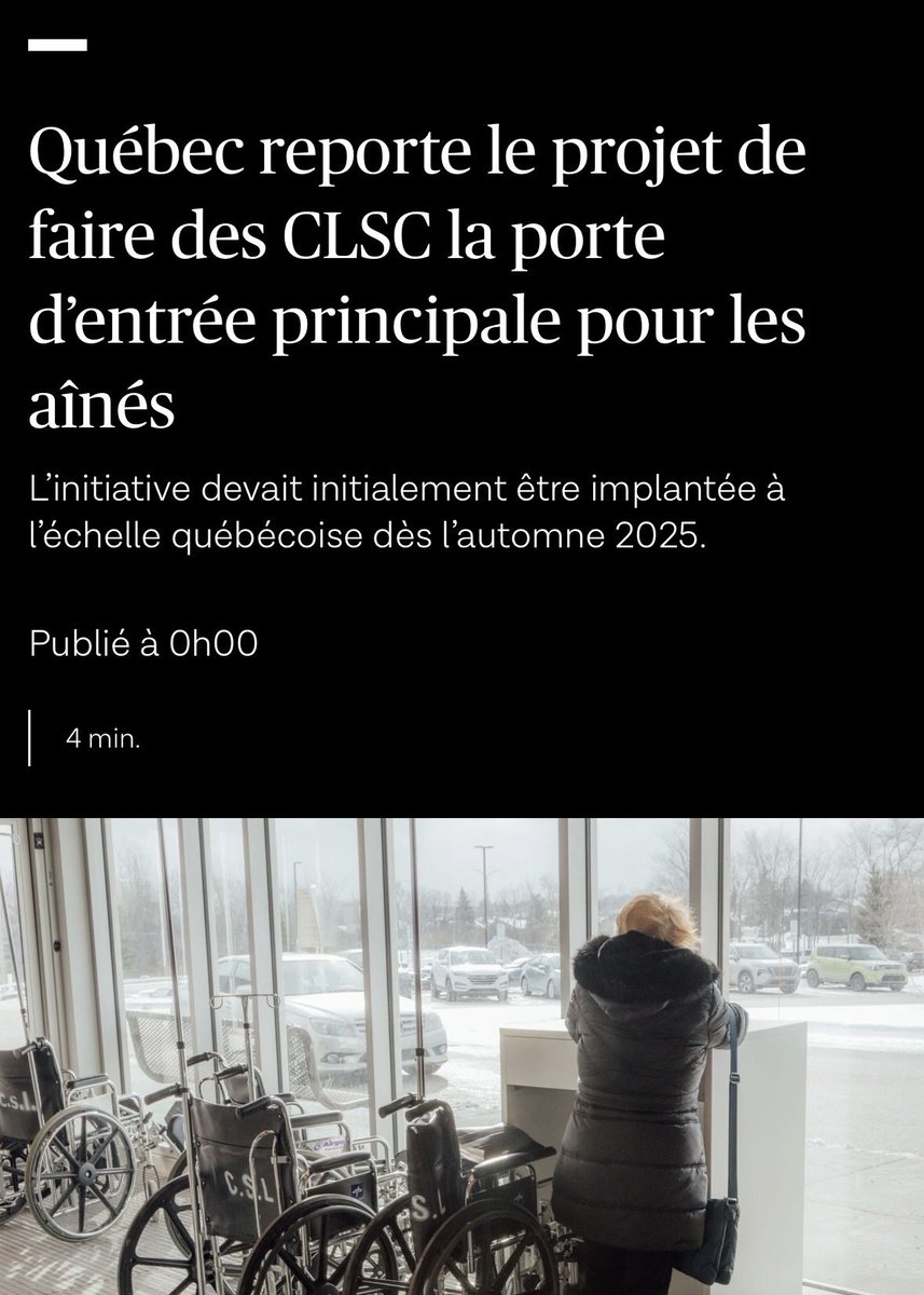 Linda__Caron's tweet photo. La CAQ nous aura fait subir ses essais-erreurs sur toute la ligne, et une fois de plus, aux dépens des aînés qui ont besoin de services. 

Que fera @SBelangerCAQ maintenant? Un autre projet pilote?

https://t.co/Eec2FfD3T0 https://t.co/IcMQen77s4