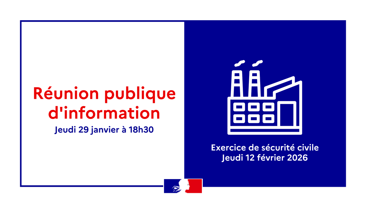 Image de Préfet de Normandie et de la Seine-Maritime - 📣RÉUNION PUBLIQUE – EXERCICE DE SÉCURITÉ NUCLÉAIRE À PENLY

Dans le cadre de l’exercice national de