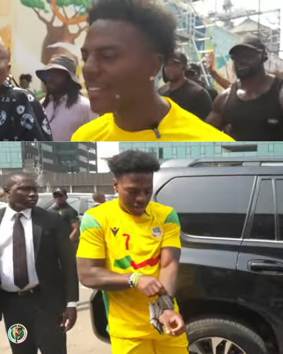 JoueursBJ's tweet image. 📸 Ishowspeed en maillot des Guépards pour sa visite au Bénin🇧🇯🇧🇯