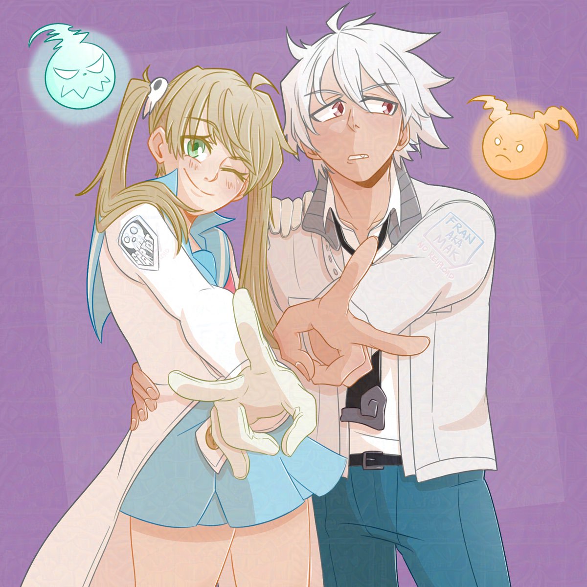 fran_aka_mak's tweet photo. peace !!
#souleater #soulxmaka https://t.co/9a37J5rlv8