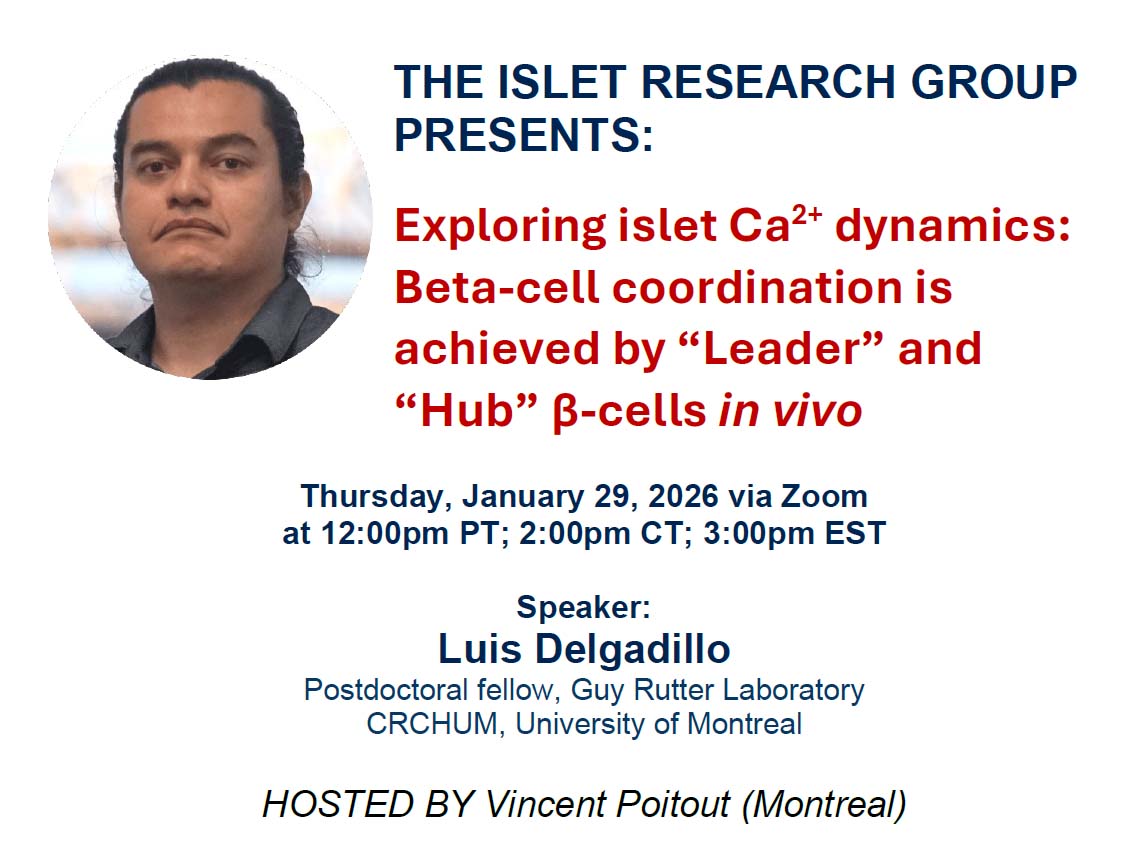 Islet Research Seminar Series tweet media