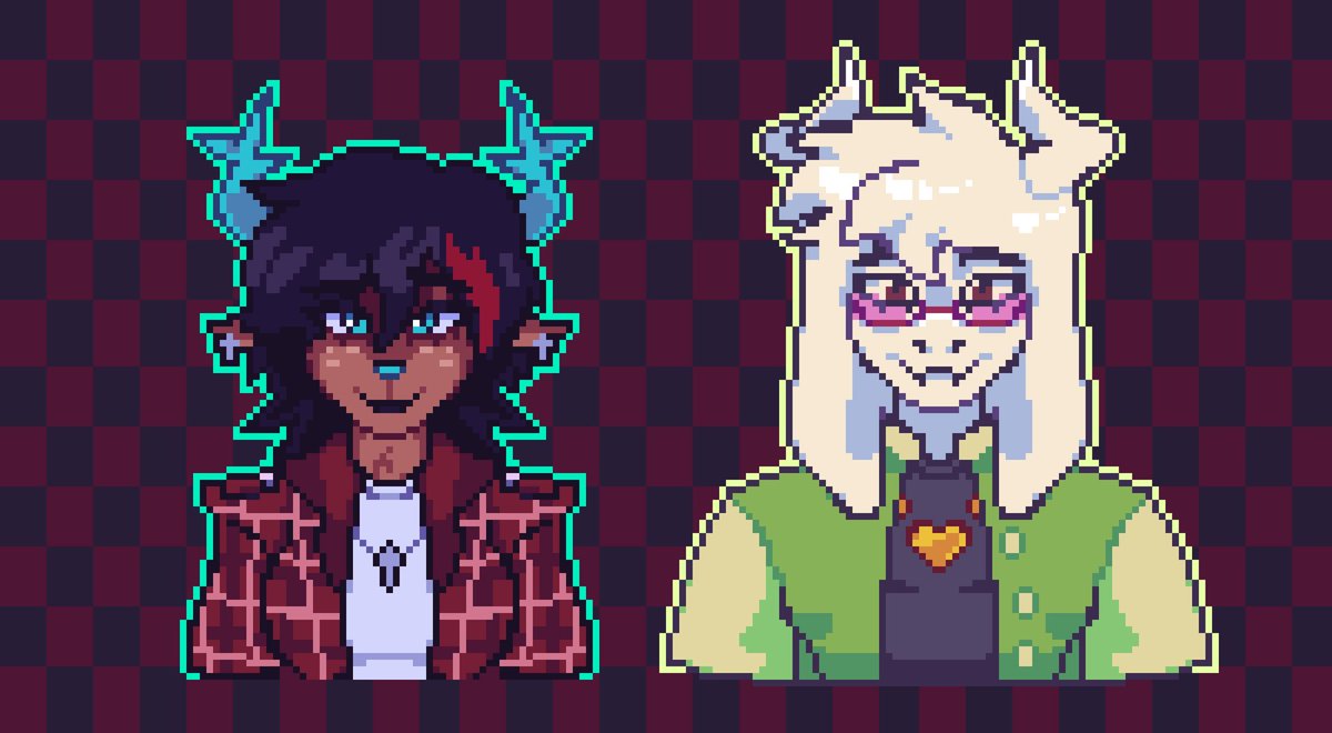 Cuties In the design of <a href="/D4rkDessire/">🎸Dessire | CEO of Dessriel</a>
How I love these guys, I bow low to you.🥺
#DELTARUNE #Dess #Asriel