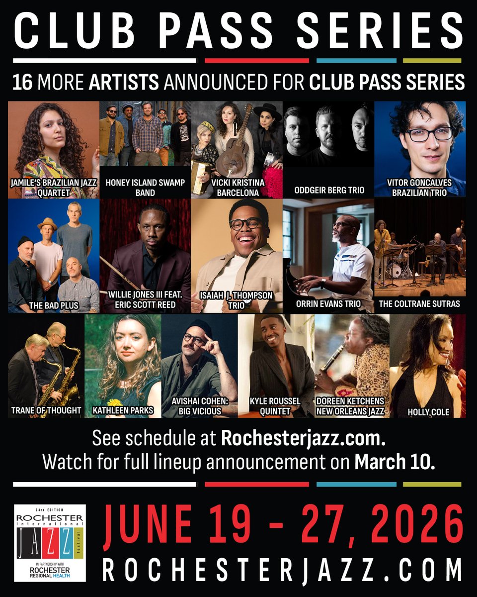 Rochester International Jazz Festival tweet media