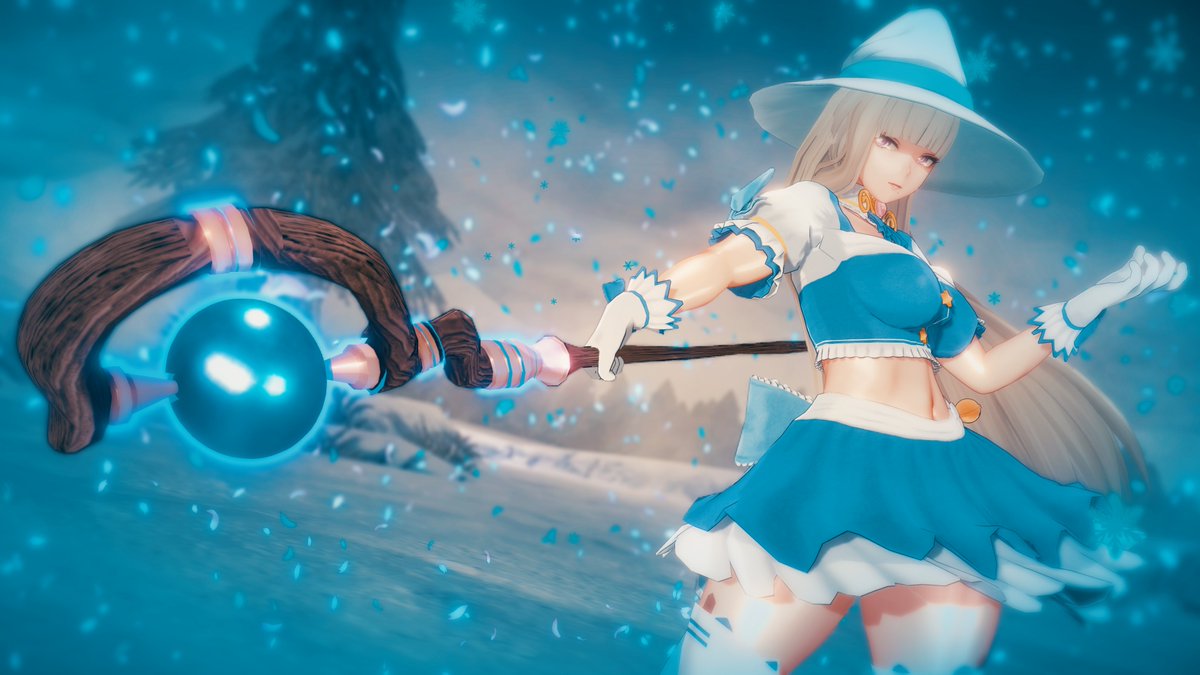 cm3d版深夜の真剣エディット60分一本勝負 お題は｢魔法使い 氷 白髪